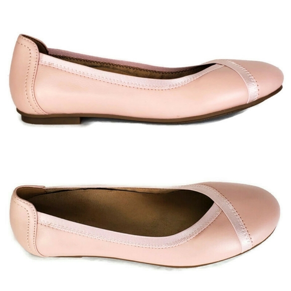 New Vionic leather spark caroll slip on ballet flats light pink comfort cushion - Picture 13 of 16